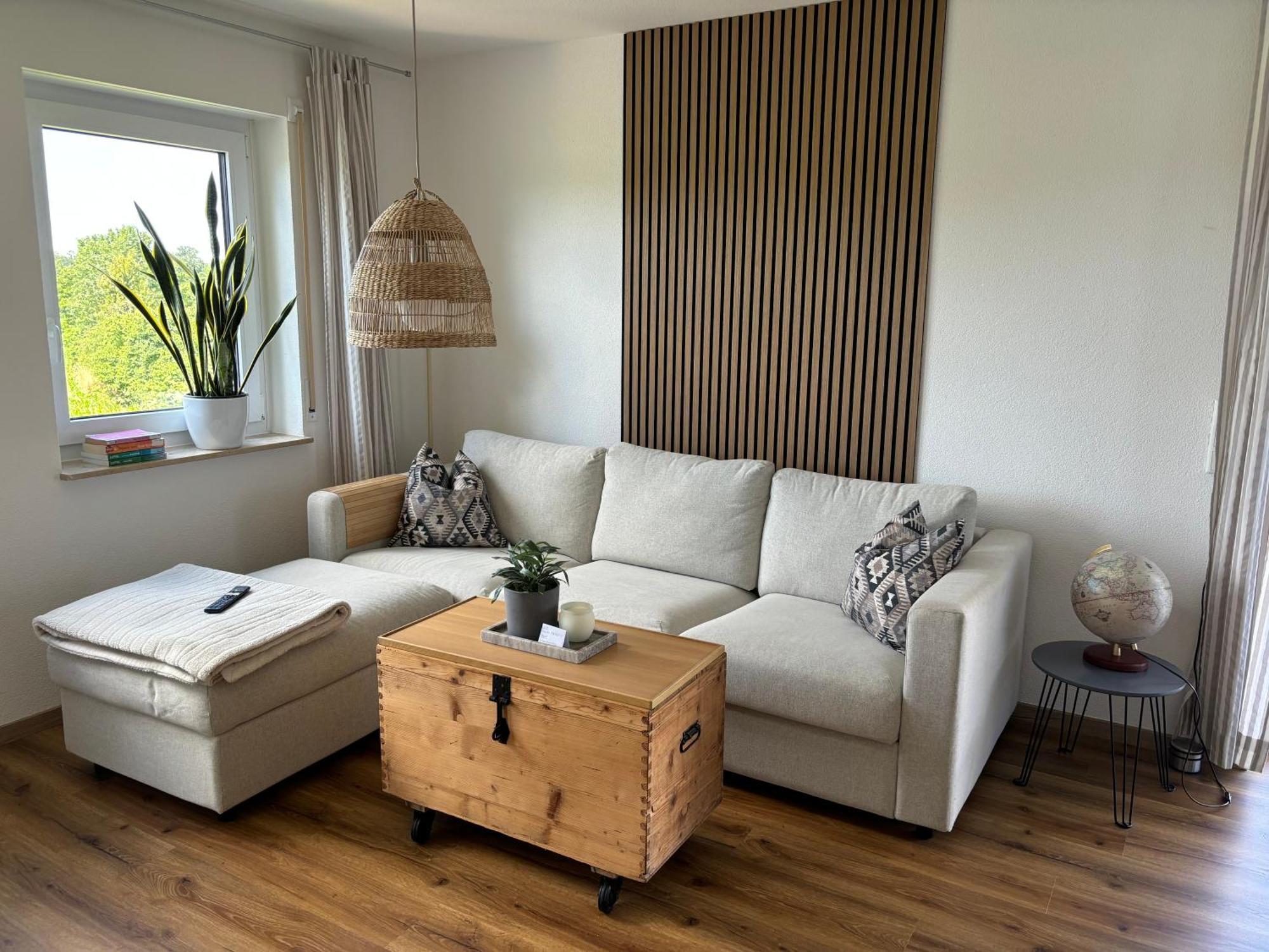 Stilvolles Ferienapartment Am Thermalbad Mit Blick In Die Natur 바트사울가우 외부 사진